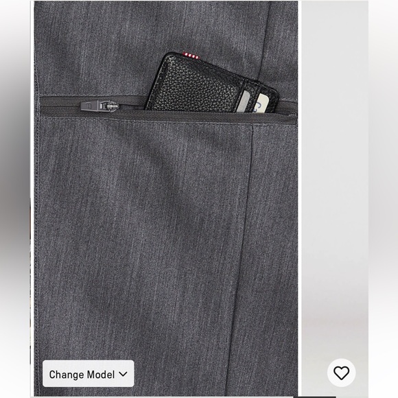 Fabletics Scrubs On-Call Joggers Heather Gray - Picture 7 of 11